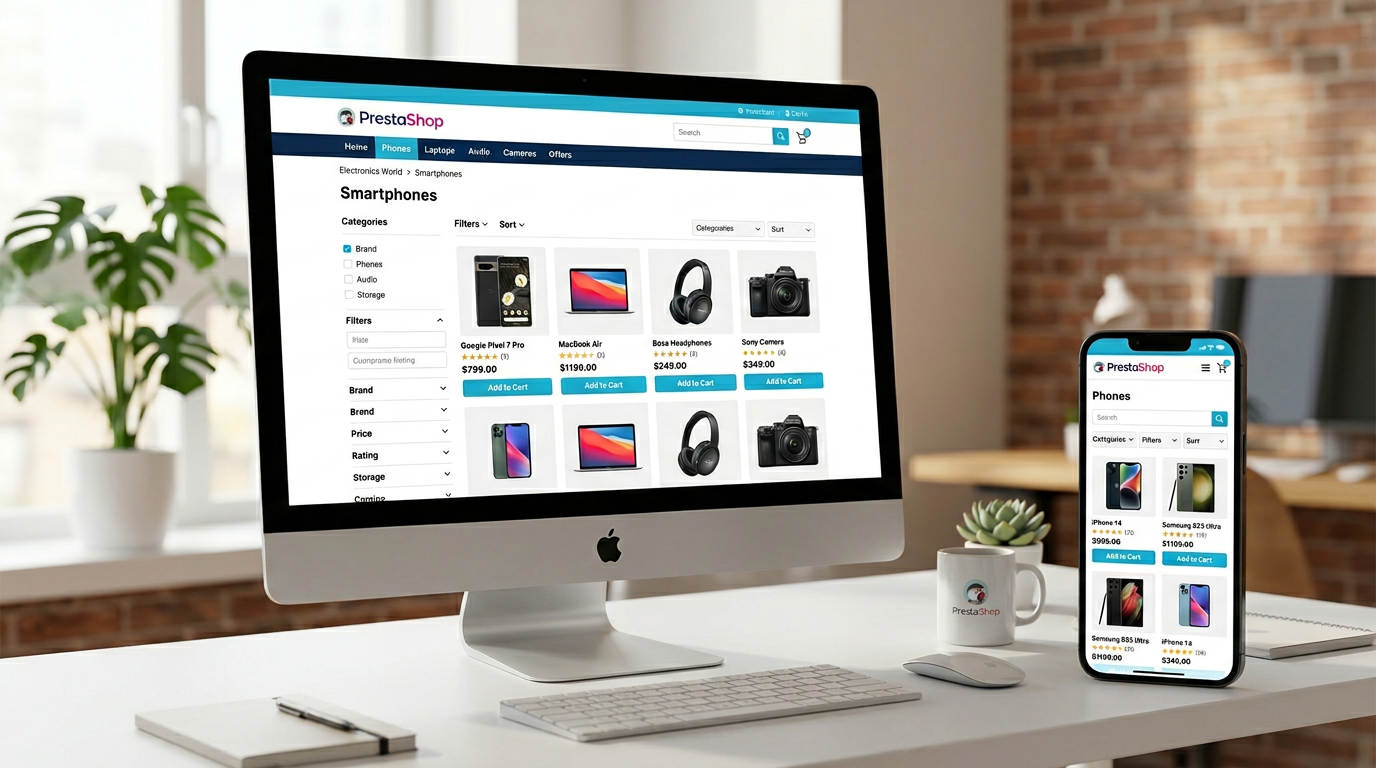 Tienda online PrestaShop profesional
