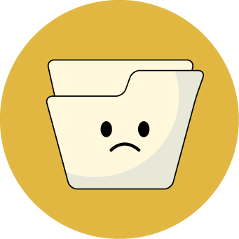 Icono de carpeta triste, pérdida de datos en migración a PrestaSho Icono de carpeta triste, pérdida de datos en migración a PrestaSho